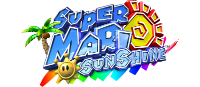 Super Mario Sunshine logo for Gamecube